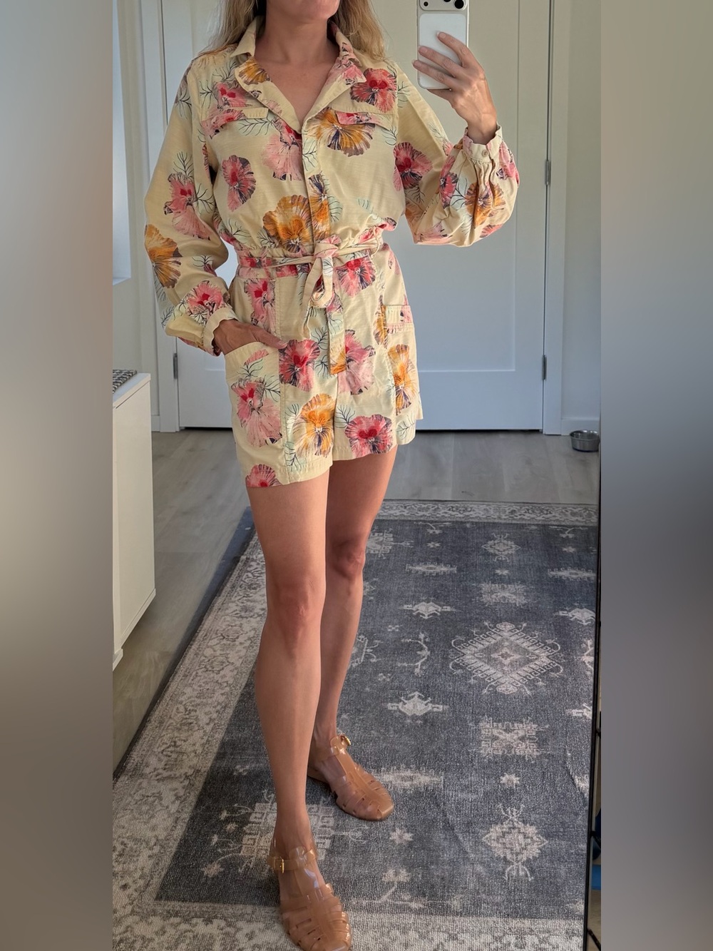 Cecilia Pettersson for Anthropologie Floral Romper